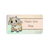 Étiquette kleine ziege (Devant)