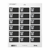 Étiquette Koala Bear (Feuille entière)