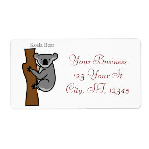 Étiquette Koala Bear Escalade Tree Thunder_Cove