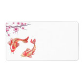 Étiquette Koi Pond (Devant)