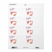 Étiquette Koi Pond (Feuille entière)