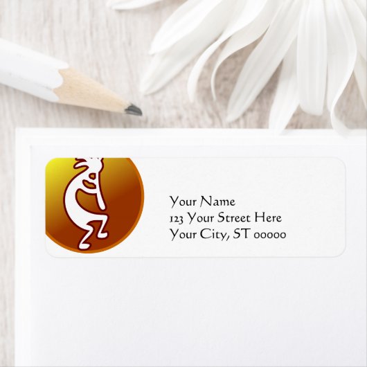 Étiquette Kokopelli (En situation)