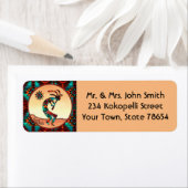 Étiquette Kokopelli Sud-Ouest (En situation)