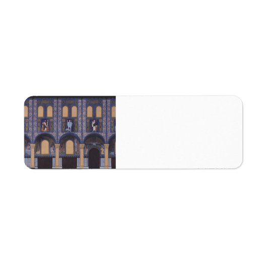 Étiquette Koloman Moser - Église du Saint-Esprit à Düsseldor (Devant)