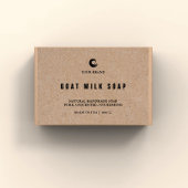 Étiquette Kraft Soap artisanal