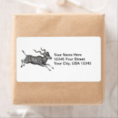 Étiquette Kudu vintage (En situation)