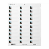 Étiquette La baie de Fundy (Feuille entière)