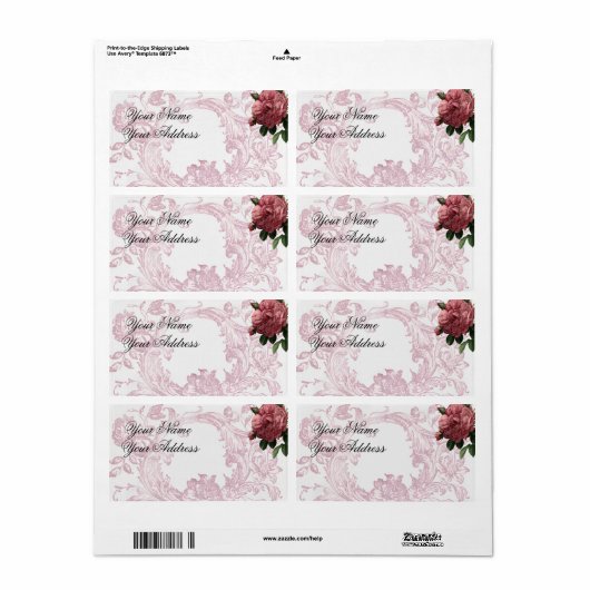 Étiquette la cage aux oiseaux (Feuille entière)