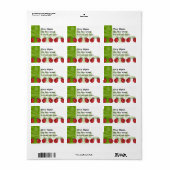 Étiquette La chance de Ladybug (Feuille entière)