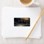 Étiquette La chasse sauvage d'Odin, 1872 par Peter Nicolai A (En situation)