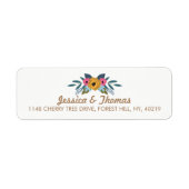 Étiquette La collection de Mariages blancs à couronne de fle (Devant)