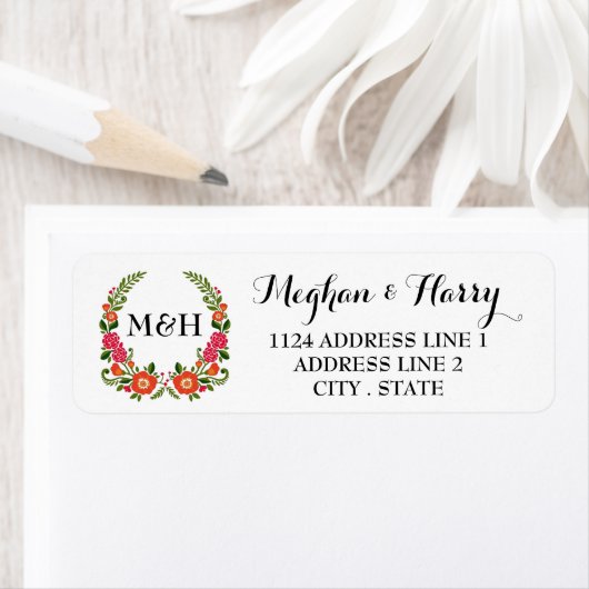 Étiquette La collection de Mariages d'été de Bohême (En situation)