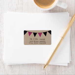 Étiquette La collection moderne de Mariages à bascule rose
