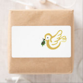 Étiquette La colombe de Noël (En situation)