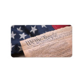 Étiquette La Constitution (Devant)