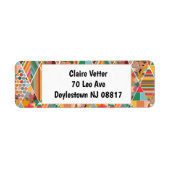 Étiquette La courtepointe Boho Crazy (Devant)