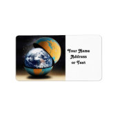 Étiquette La couverture protectrice de la Terre (Devant)