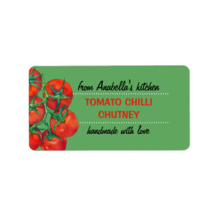 Étiquette La cuisine verte aux tomates rouges réserve des 