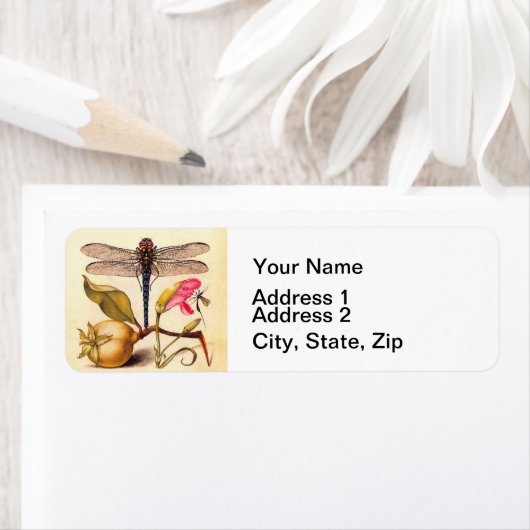 Étiquette La faune de la libellule (En situation)