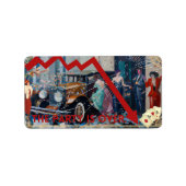 Étiquette La fête est finie. (Devant)