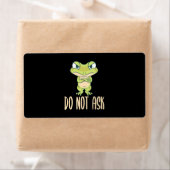 Étiquette La grenouille ne demande pas (En situation)