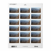 Étiquette La lagune II d'Abbottes à la côte nationale de Poi (Feuille entière)