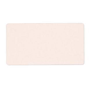 Étiquette La lumière rougissent couleur solide de blanc ros
