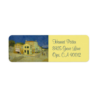 Étiquette La Maison Jaune (F464) Van Gogh Art
