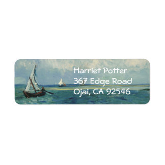 Étiquette La mer à Saintes-Maries Van Gogh Art