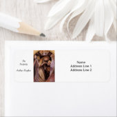 Étiquette La Nativité par Arthur Hughes (En situation)