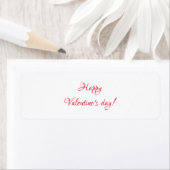 Étiquette la Saint-Valentin (En situation)