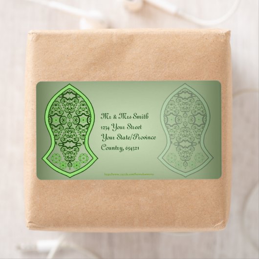 Étiquette La Sandale Du Prophète (Vert) (En situation)