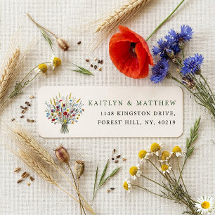 Étiquette La Suite de Mariage de Prairie de Fleurs Sauvages 