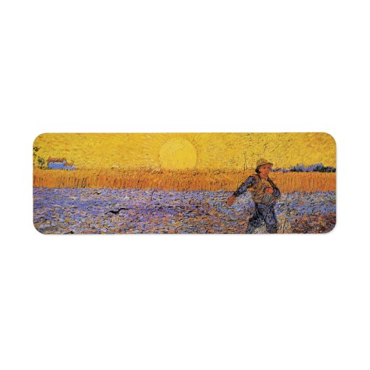 Étiquette La tour par Vincent van Gogh (Devant)