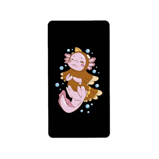 Étiquette La Turquie déguise le plaisir Axolotl (Devant)