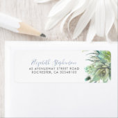 Étiquette La verdure Succulente (En situation)