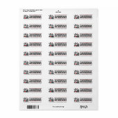 Étiquette La vie comme le poker (Feuille entière)