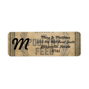 Étiquette La volaille de laiterie d'agriculteurs alimentent