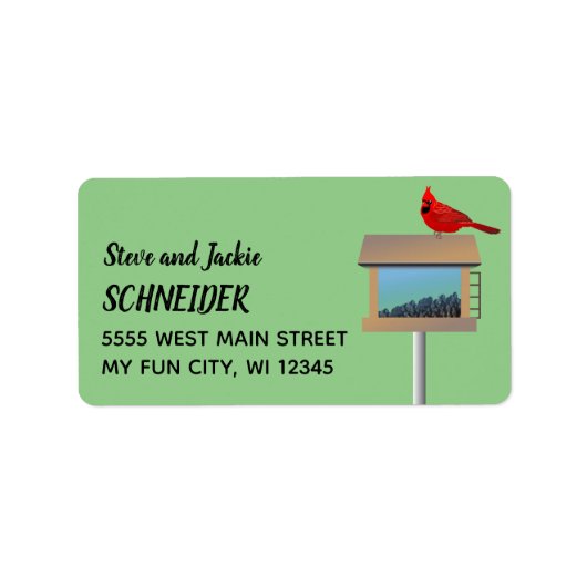 Étiquette Label Address (Devant)