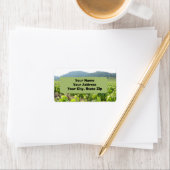 Étiquette Label d'adresse de retour Vineyard (En situation)