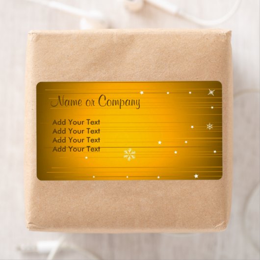 Étiquette Label de conception Christmas (En situation)