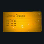 Étiquette Label de conception Christmas<br><div class="desc">Original Stylish Customizable Christmas Label Design.</div>