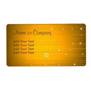 Étiquette Label de conception Christmas