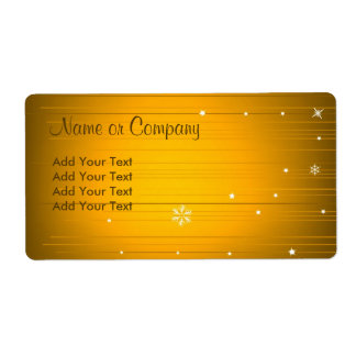 Étiquette Label de conception Christmas