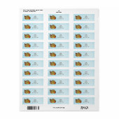 Étiquette Label de récolte Cornucopia (Feuille entière)