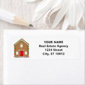 Étiquette Label Real Estate Agent Holiday (En situation)