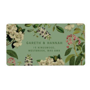 ÉTIQUETTE LABEL-SAGE BOTANIQUE