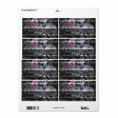 Étiquette Label Techno Bouquet (Feuille entière)