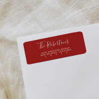Labels de Red Script