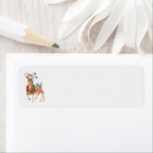 Étiquette Labels de Vintage Rudolph (En situation)